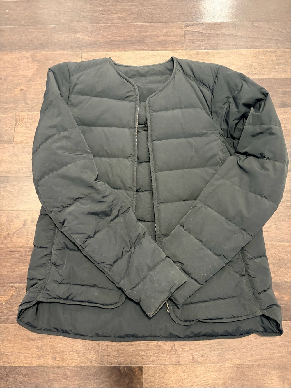 lululemon athletica Black Lightweight Quilted Collarless Puffer